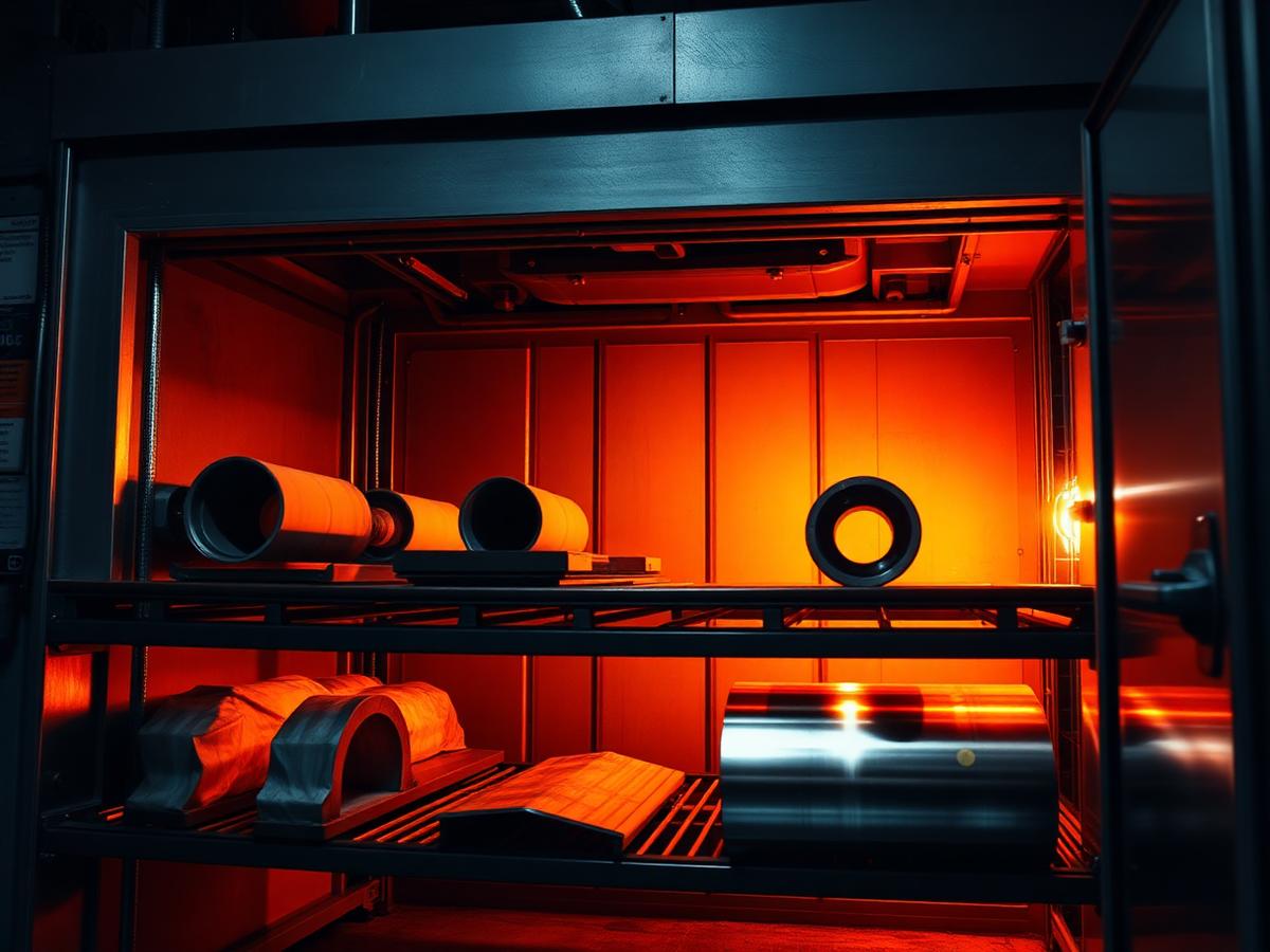 Controlled oven cure